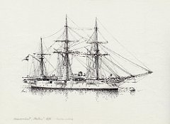 24-Kanonenboot 'Albatros' - 1874 - cannoniera